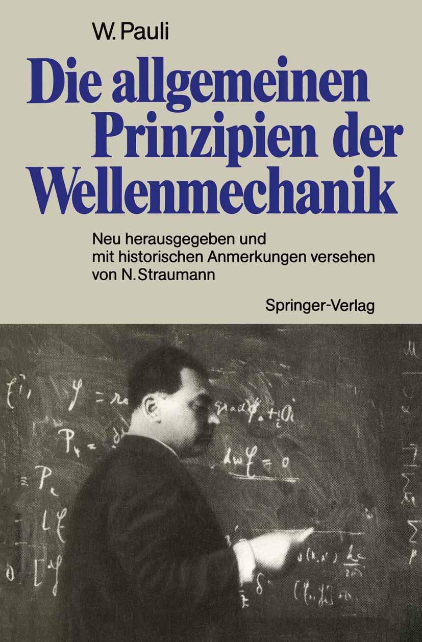 Die allgemeinen Prinzipien der Wellenmechanik: Neu herausgegeben und mit historischen Anmerkungen versehen von Norbert Straumann Computer Science