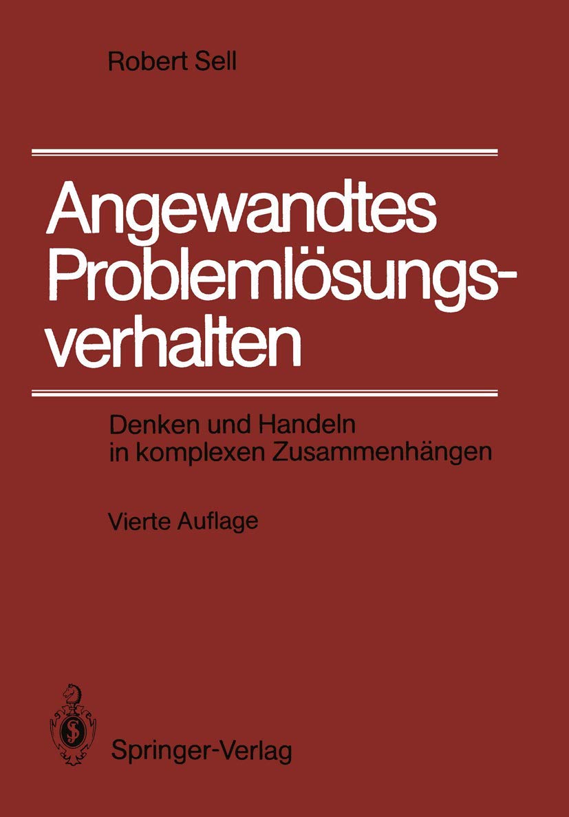 Angewandtes Problemlösungsverhalten: Denken und Handeln in komplexen Zusammenhängen Medicine