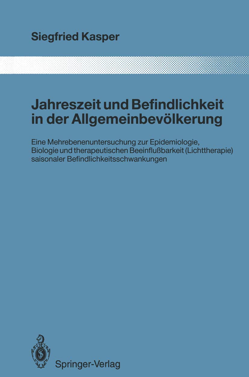 Jahreszeit Und Befindlichkeit in Der Al book