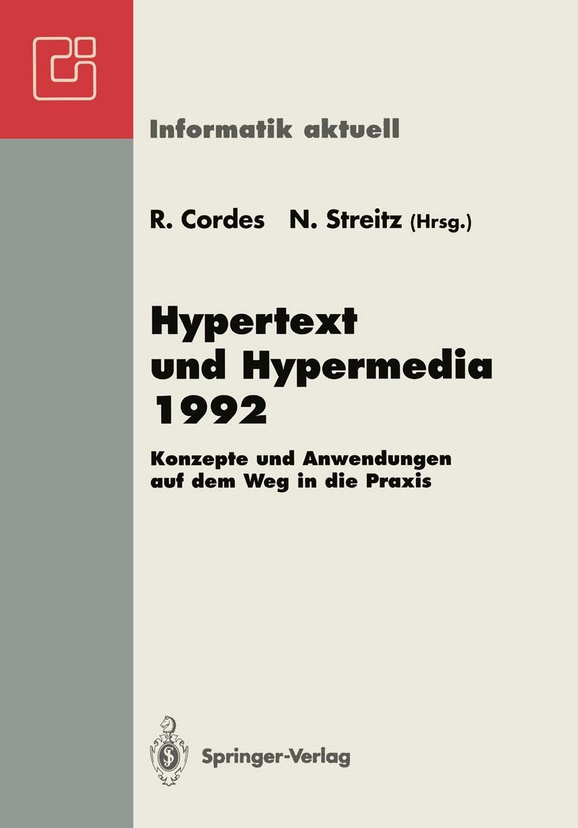 Hypertext und Hypermedia 1992 Business, Finance & Career