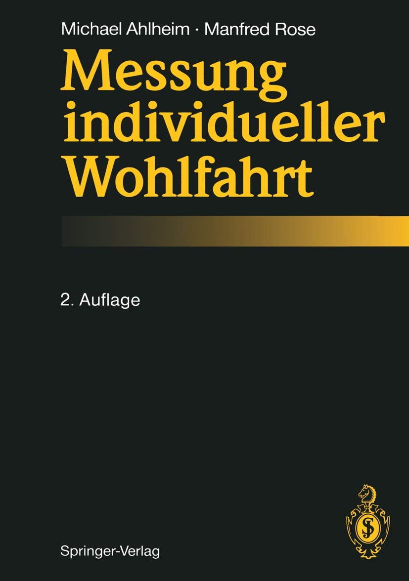 Product Image: Messung individueller Wohlfahrt