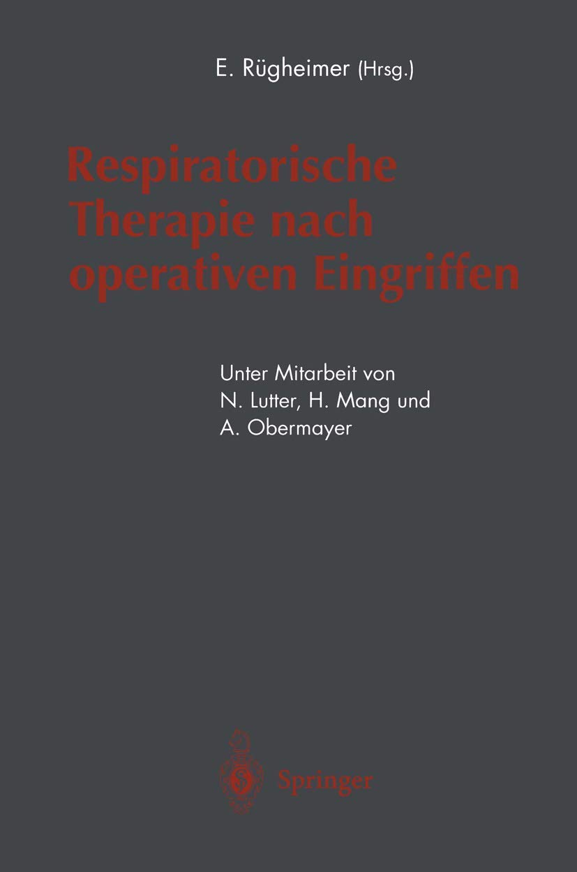 Respiratorische Therapie nach operativen Eingriffen Medicine