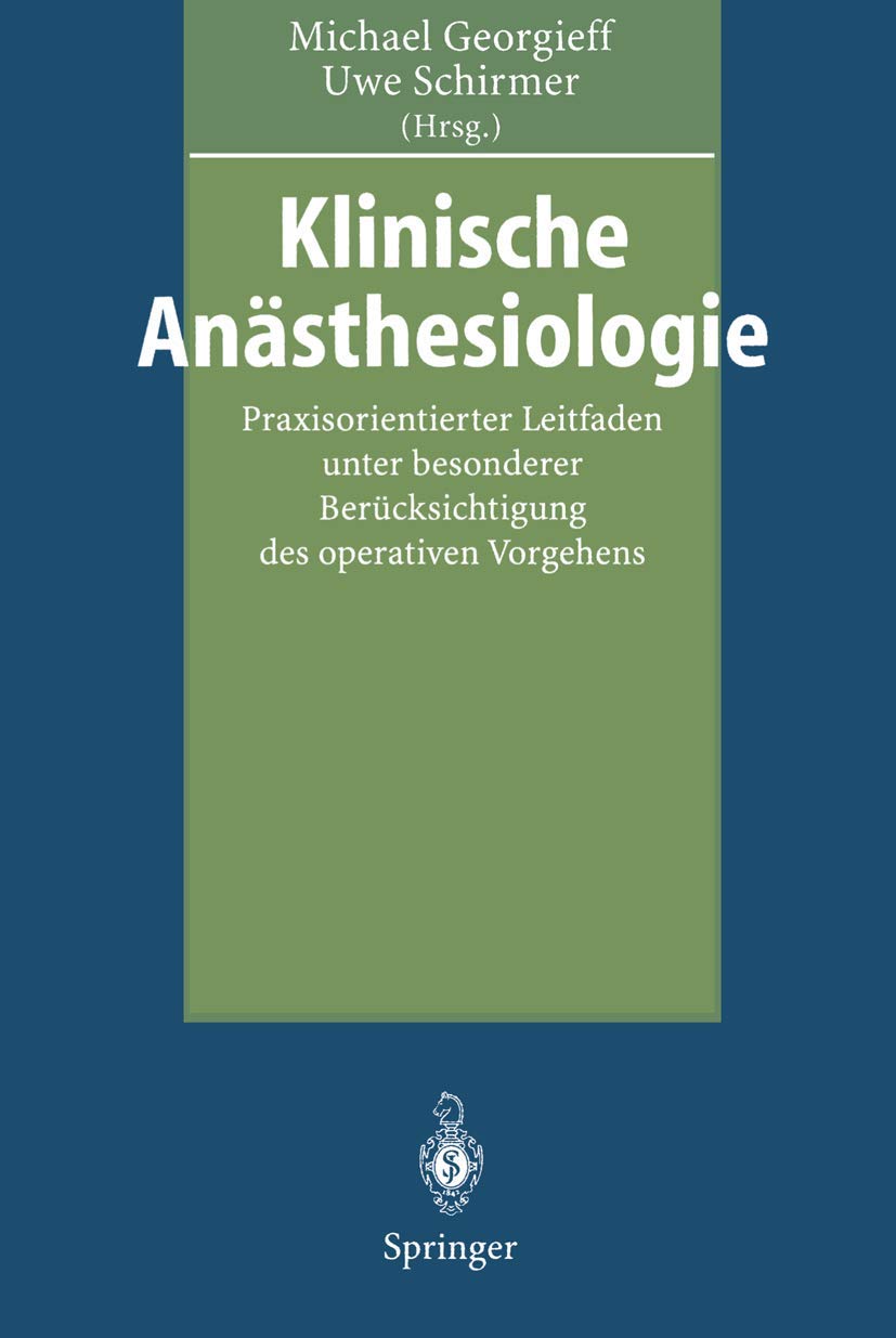 Klinische Anästhesiologie Medicine