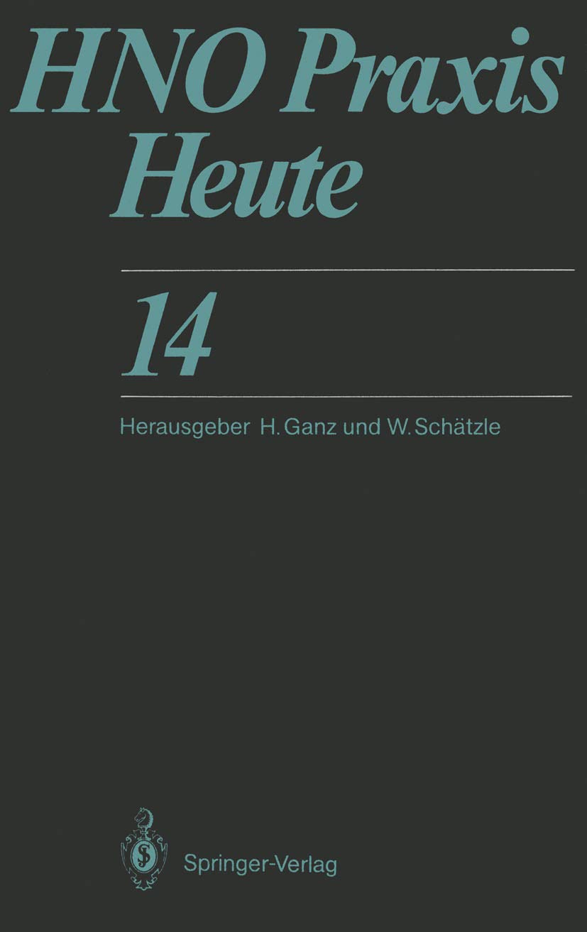 HNO Praxis Heute (HNO Praxis heute, 14) Medicine