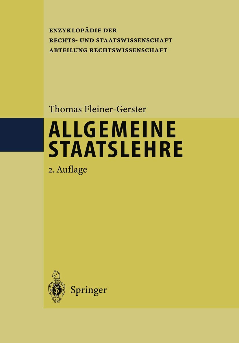 Allgemeine Staatslehre: Über die konstitutionelle Demokratie in einer multikulturellen globalisierten Welt (Abteilung Rechtswissenschaft) Law