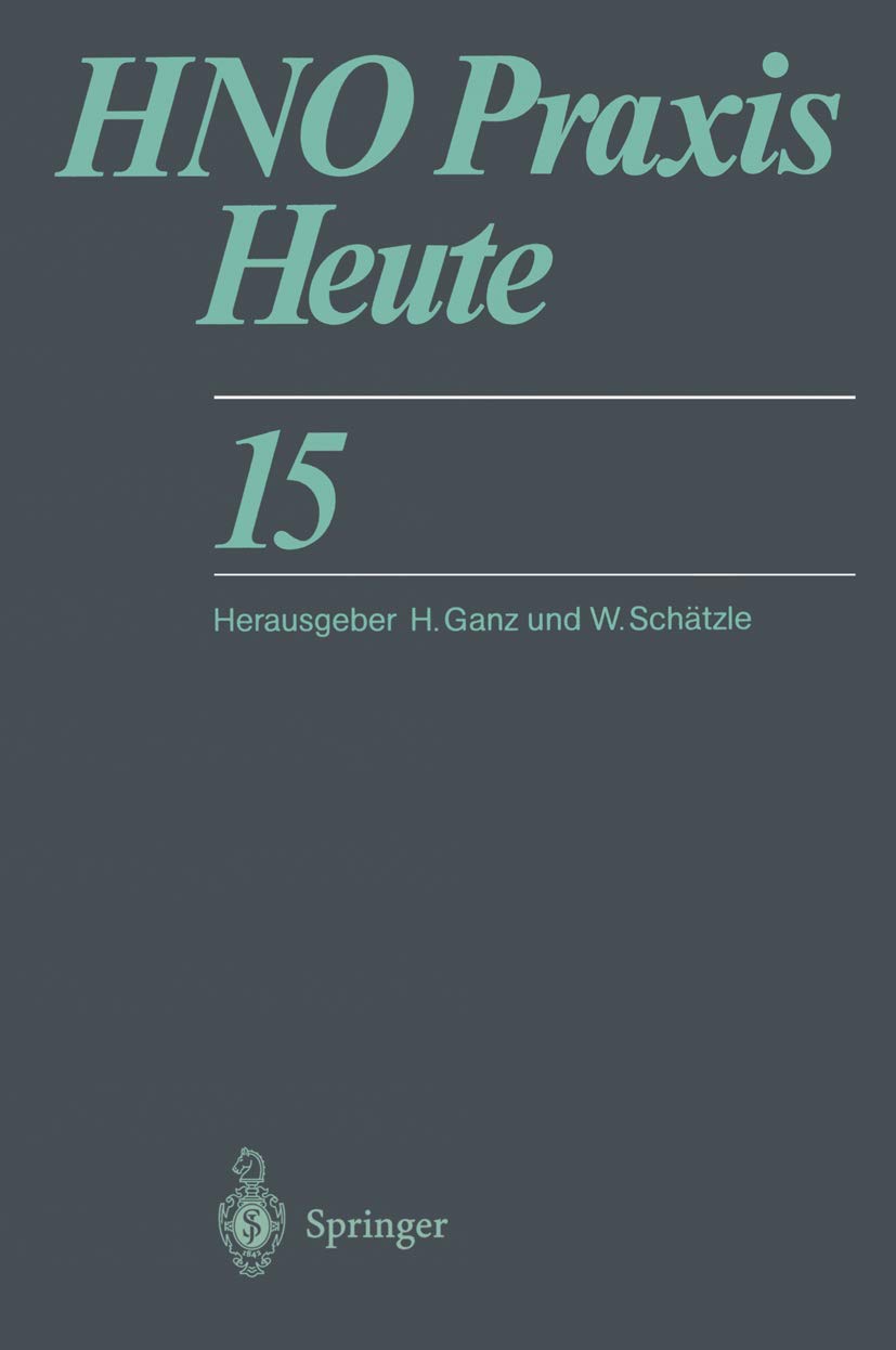 HNO Praxis Heute (HNO Praxis heute, 15) Medicine