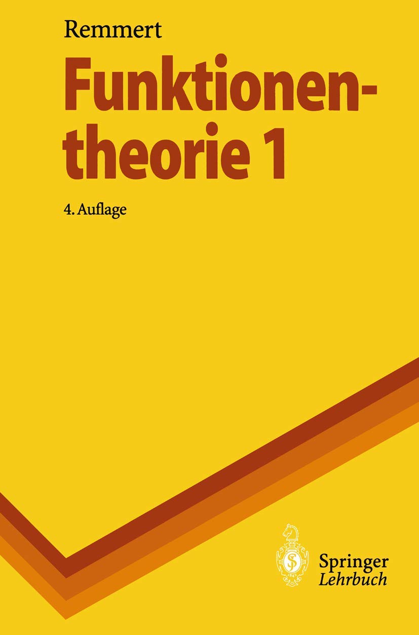 Funktionentheorie 1 (Springer-Lehrbuch) Mathematics
