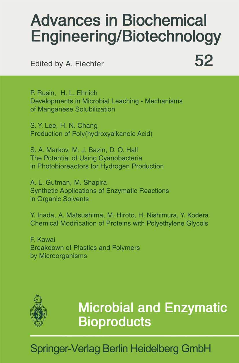 Microbial and Enzymatic Bioproducts (Advances in Biochemical Engineering/Biotechnology, 52, Band 52) Business & Technology