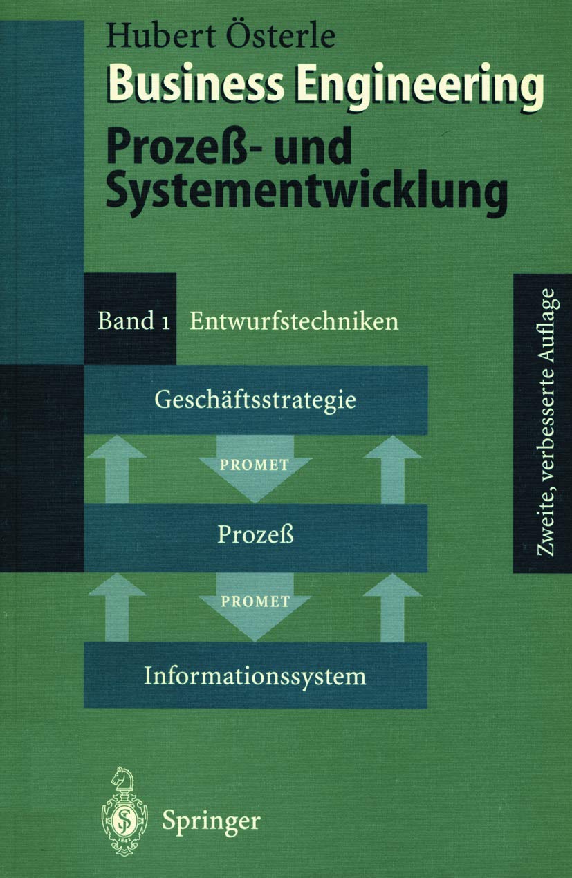 Business Engineering. Prozeß- und Systementwicklung Law Books