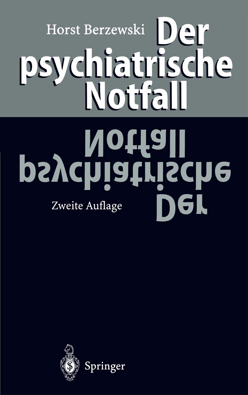 Der psychiatrische Notfall Medicine Books