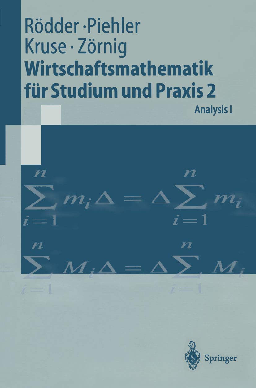 Wirtschaftsmathematik für Studium und Praxis 2 Law