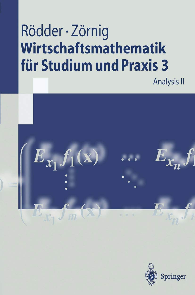 Wirtschaftsmathematik für Studium und Praxis 3 Law