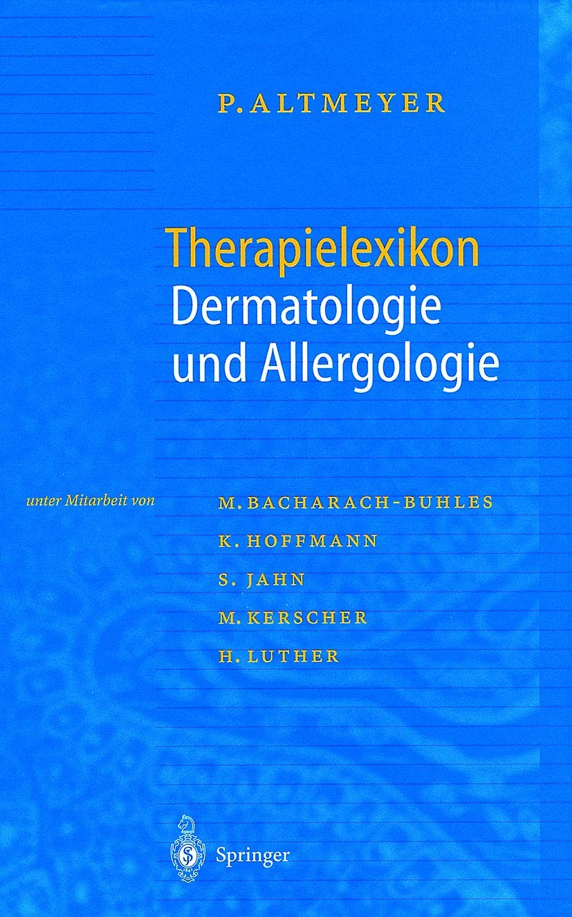 Therapielexikon Dermatologie und Allergologie Medicine