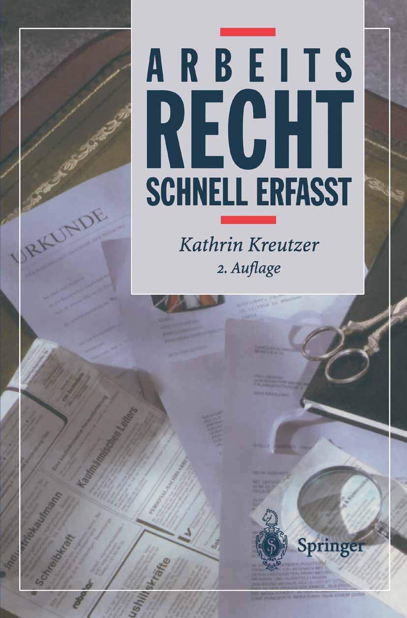 Arbeitsrecht: Schnell erfaßt (Recht - schnell erfasst) Law