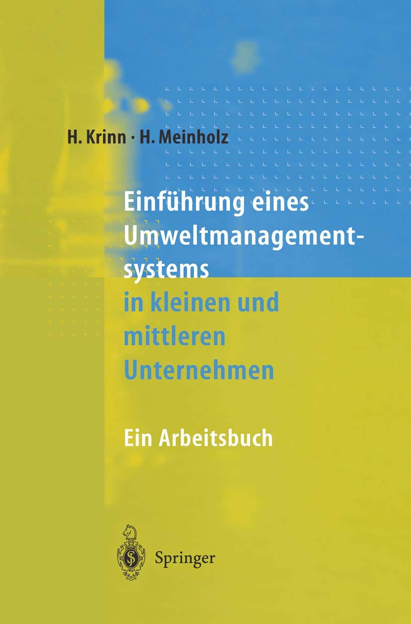 Einführung eines Umweltmanagementsystems in kleinen und mittleren Unternehmen Law