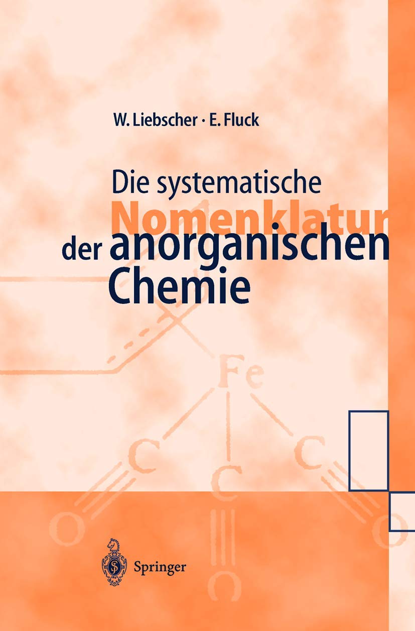 Die systematische Nomenklatur der anorganischen Chemie General education