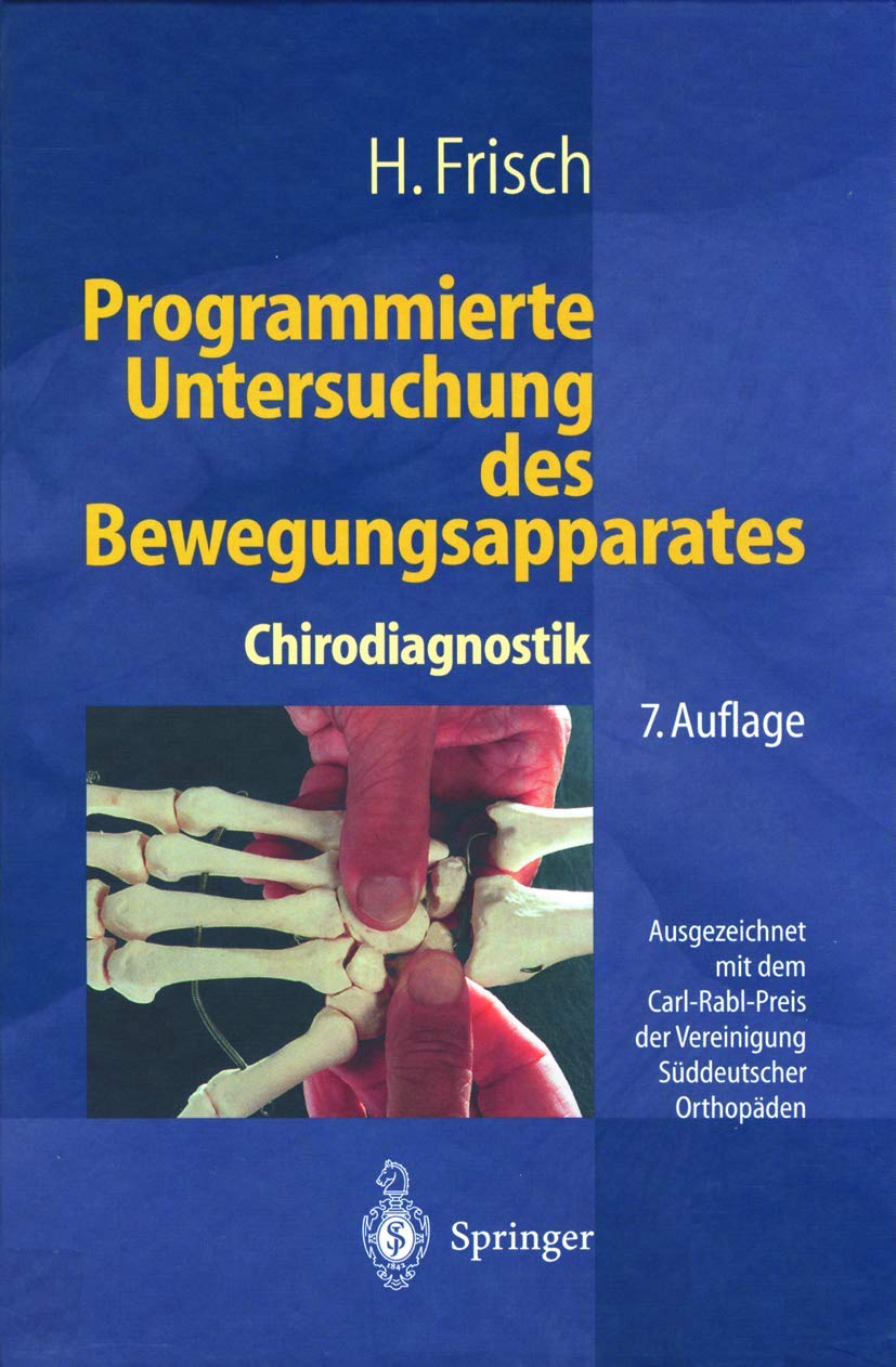 Programmierte Untersuchung des Bewegungsapparates: Chirodiagnostik Medicine Books