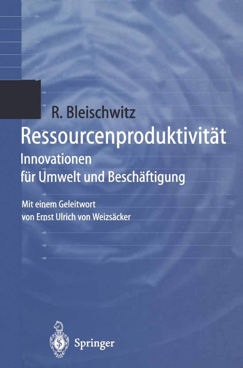 Ressourcenproduktivität: Innovationen für Umwelt und Beschäftigung Law