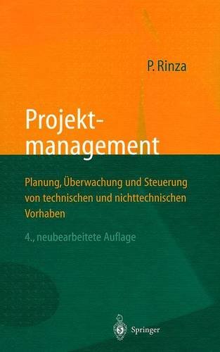 Projektmanagement: Planung, Überwachung und Steuerung von technischen und nichttechnischen Vorhaben Law