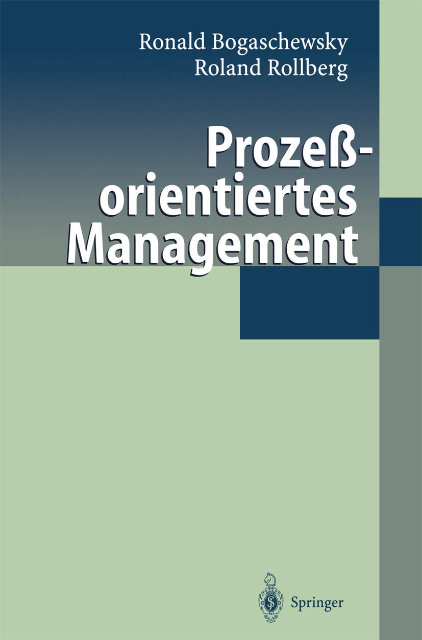 Product Image: Prozeßorientiertes Management