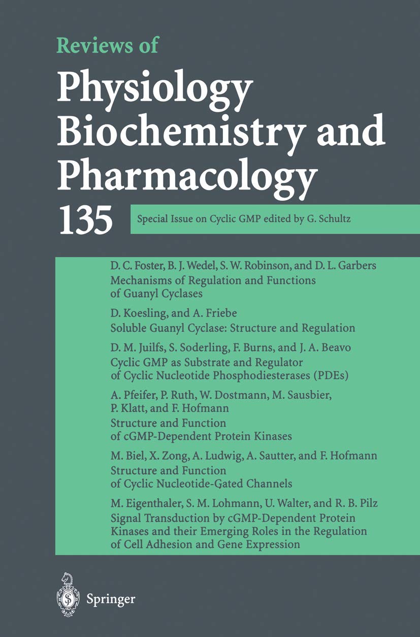 Reviews of Physiology, Biochemistry and Pharmacology Medicine Books