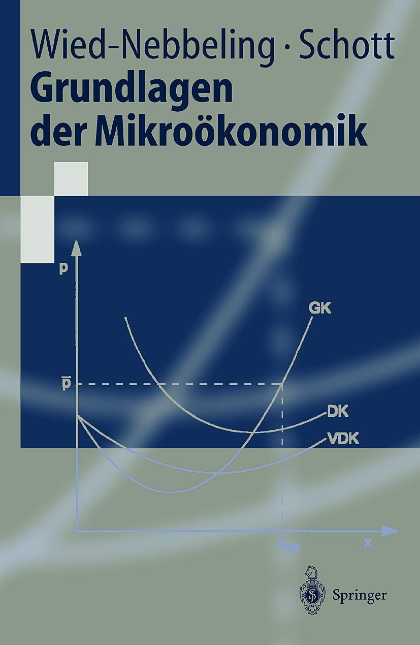 Grundlagen der Mikroökonomik (Springer-Lehrbuch) Law