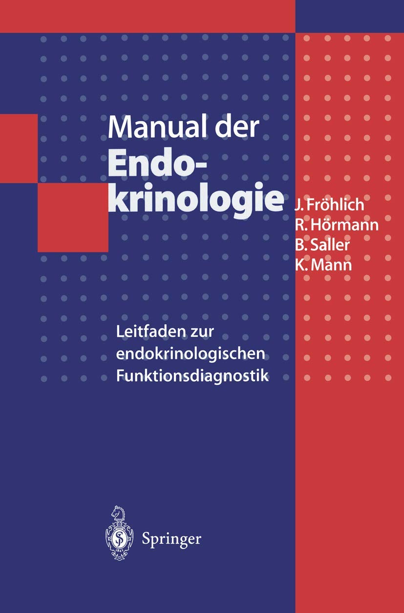 Manual der Endokrinologie book
