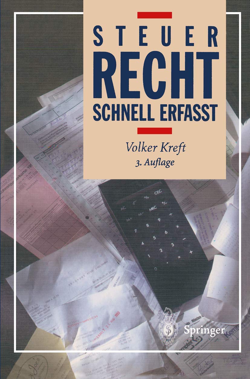 Steuerrecht: Schnell erfaßt (Recht - schnell erfasst) Law