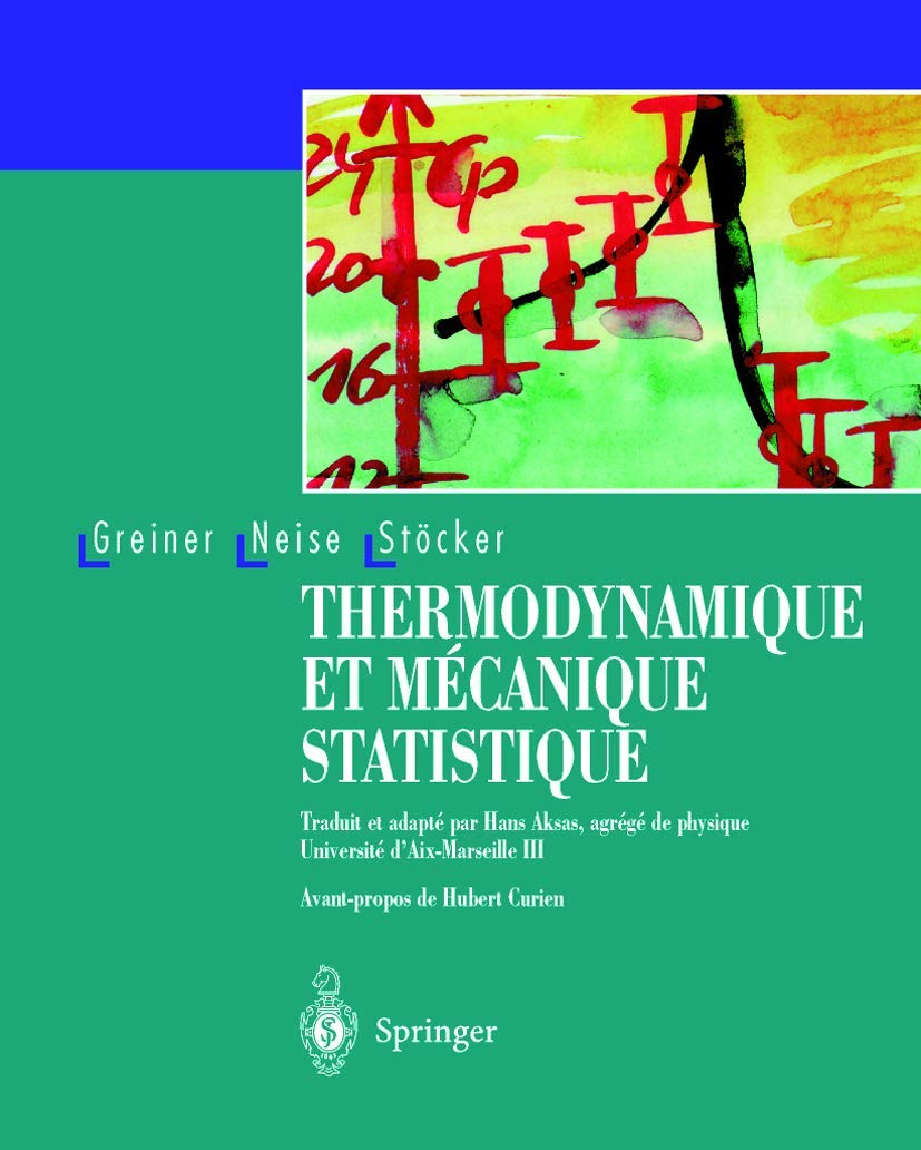 Thermodynamique et Mécanique Statistique (French Edition) Computer Science