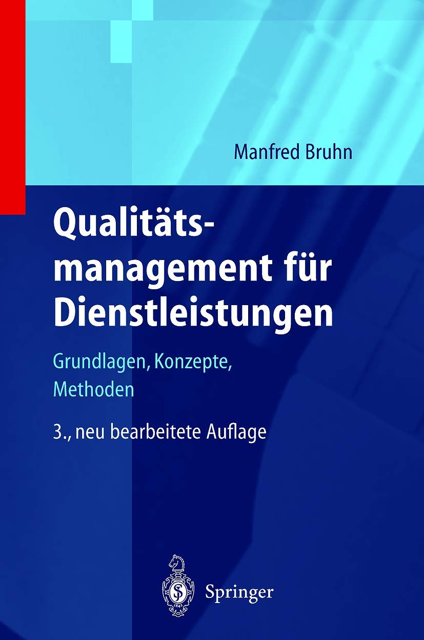 Qualitätsmanagement für Dienstleistungen: Grundlagen, Konzepte, Methoden Law