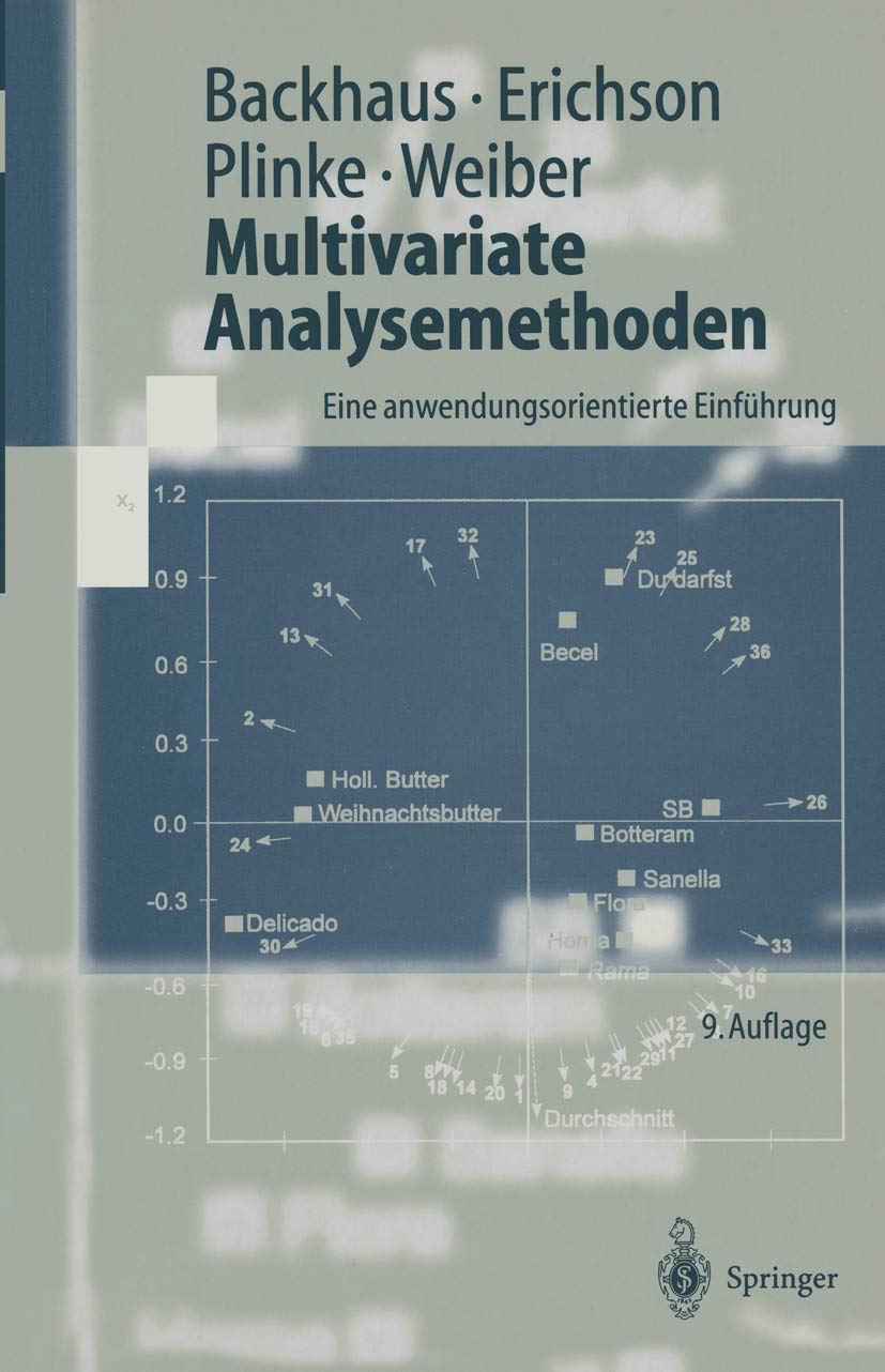 Multivariate Analysemethoden: Eine anwendungsorientierte Einführung (Springer-Lehrbuch) Medicine Books