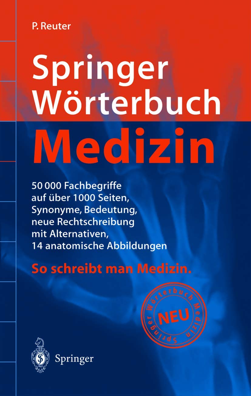 Springer Wörterbuch Medizin Medicine