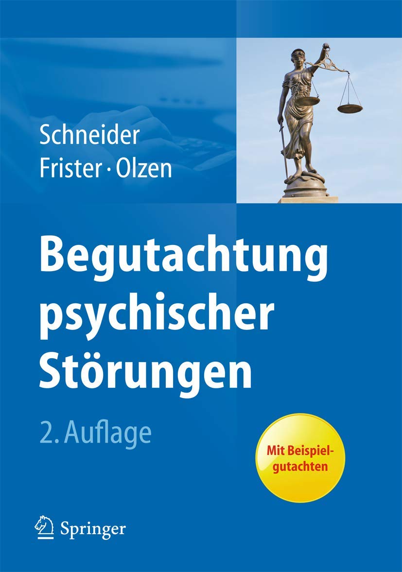 Begutachtung Psychischer Störungen book