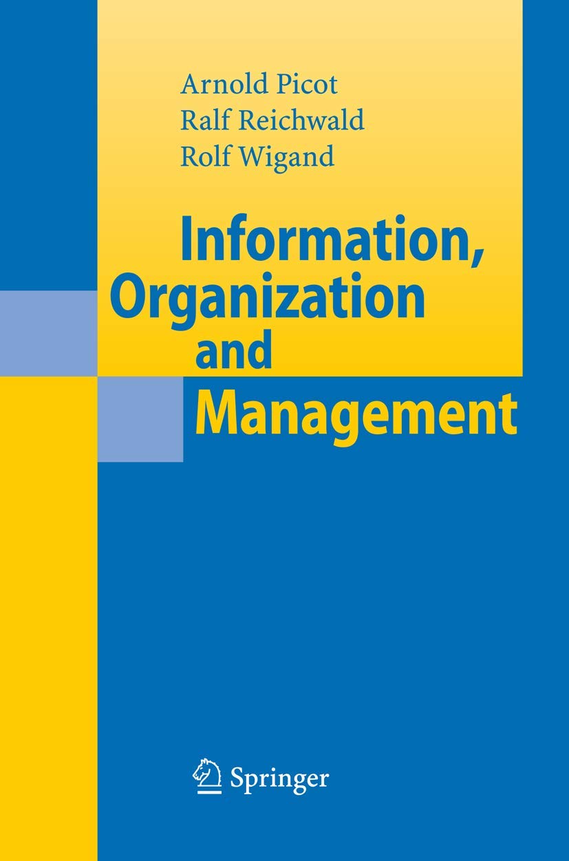 Product Image: Information, Organization and Management