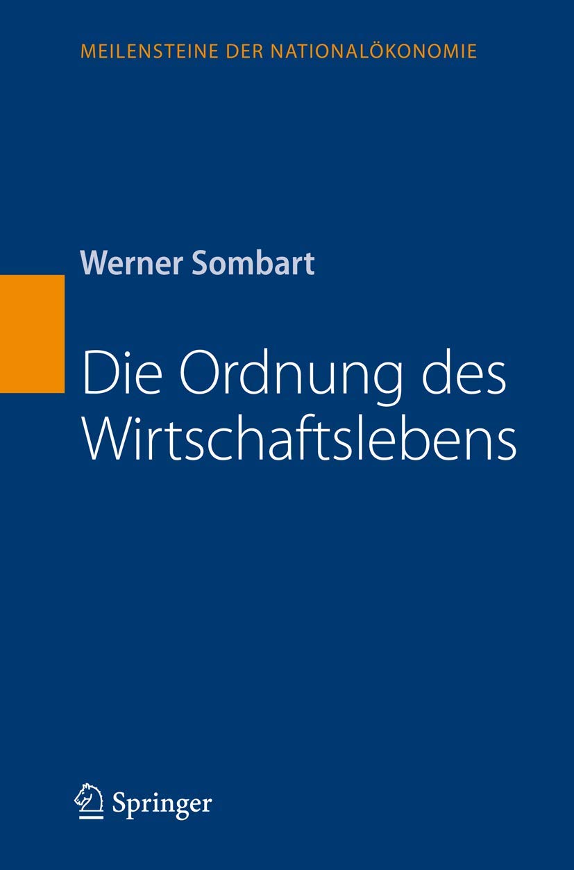 Die Ordnung des Wirtschaftslebens Law