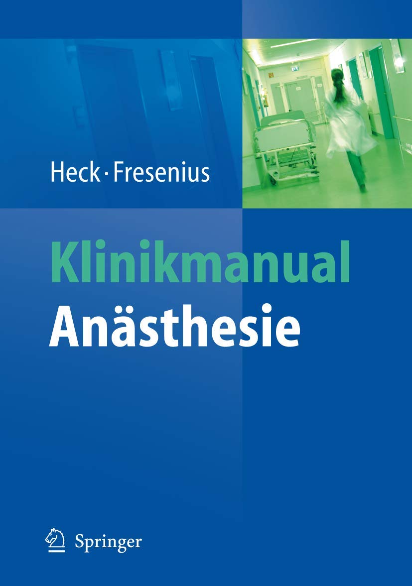 Klinikmanual Anästhesie Medicine Books