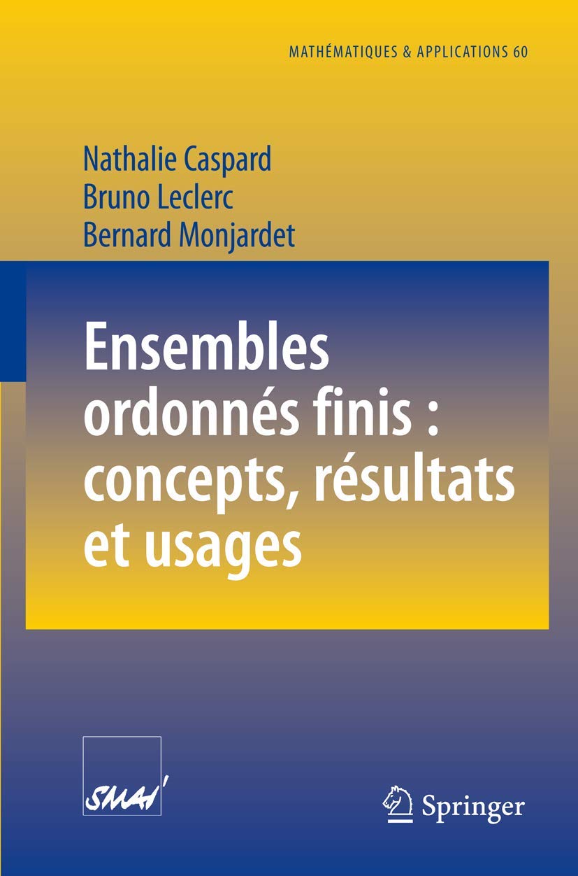 Ensembles ordonnés finis : concepts, résultats et usages book