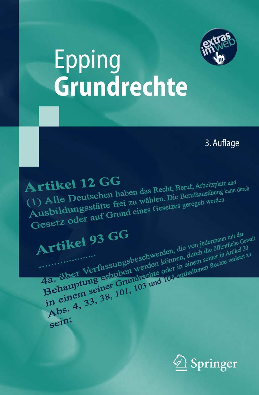 Grundrechte (Springer-Lehrbuch) Law Books
