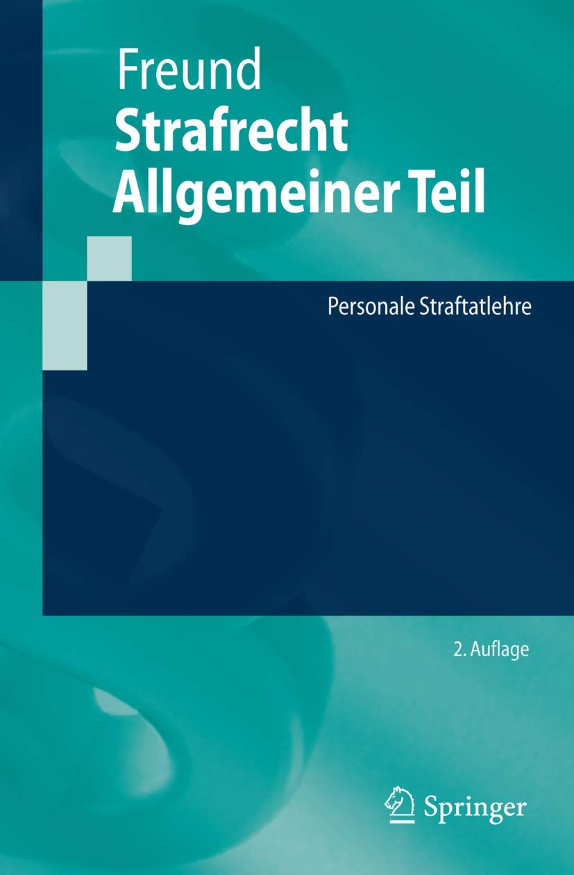 Strafrecht Allgemeiner Teil Law Books