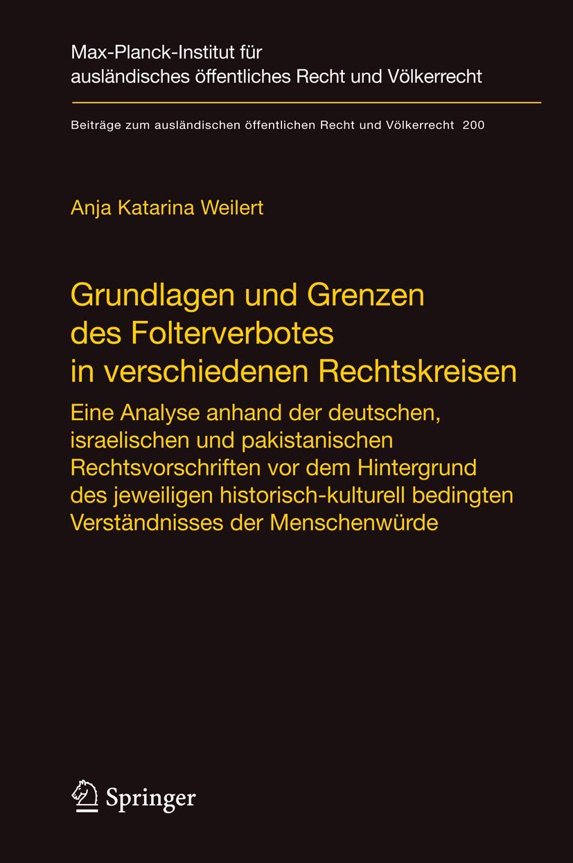 Grundlagen und Grenzen des Folterverbotes in verschiedenen Rechtskreisen book