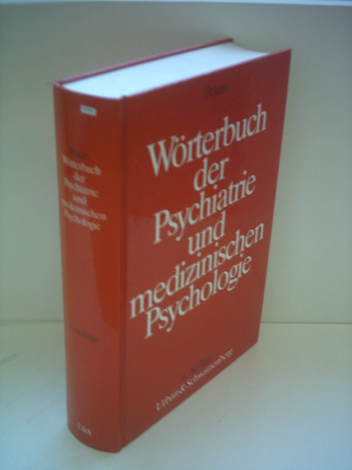 Worterbuch Der Psychiatrie Und Medizinischen Psychologie/Dictionary of Psychiatry and Medical Psychology Psychology