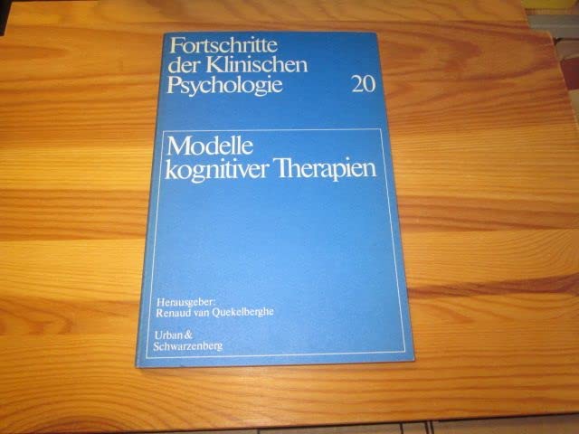 Modelle kognitiver Therapien. Psychology