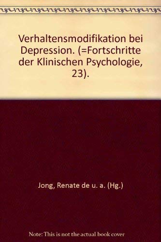 Verhaltensmodifikationen bei Depressionen Health, Nutrition & Fitness