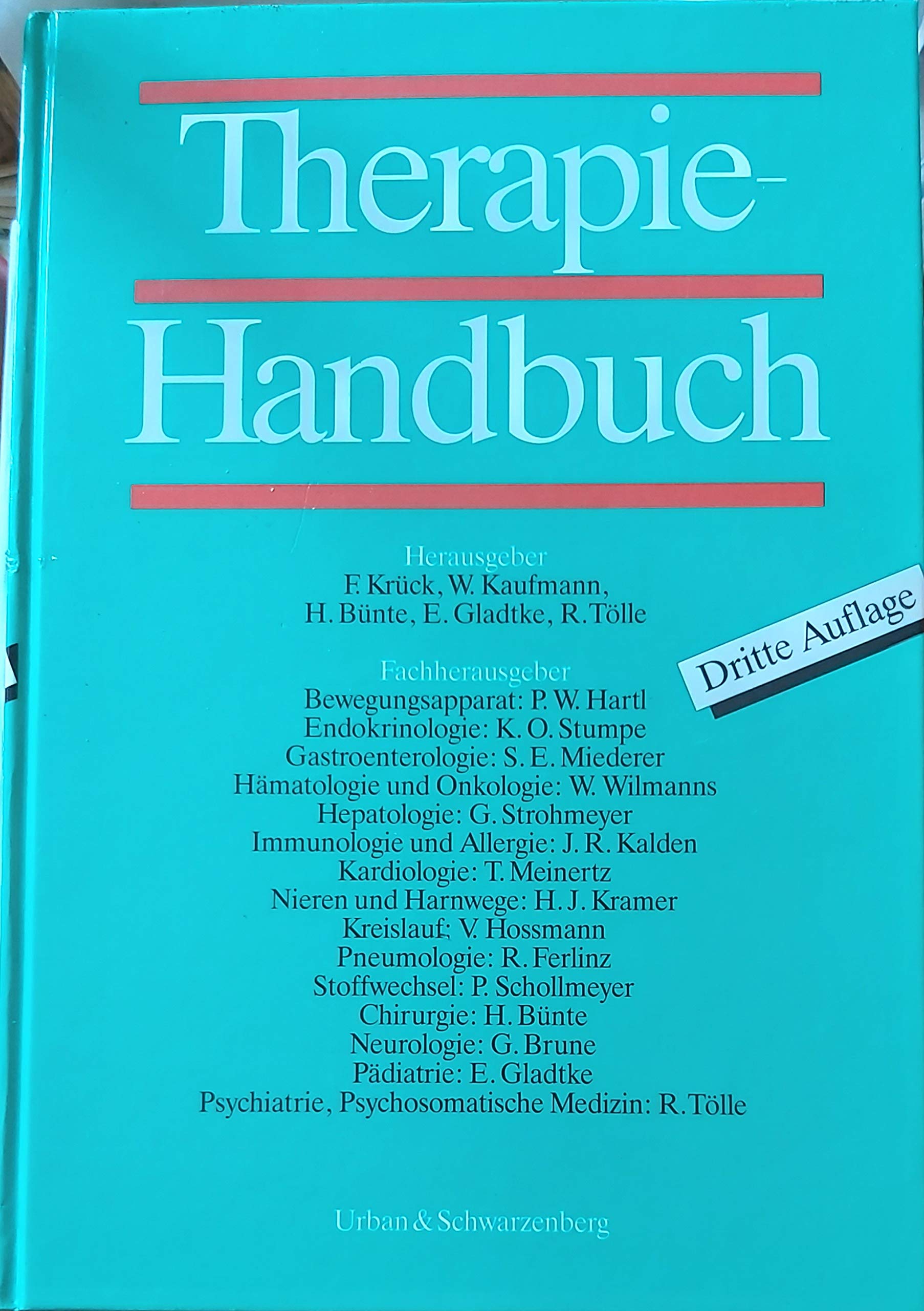 Therapie-Handbuch Books
