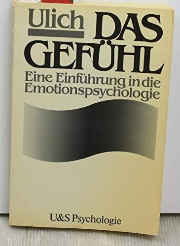 Das Gefühl : eine Einführung in die Emotionspsychologie. Books