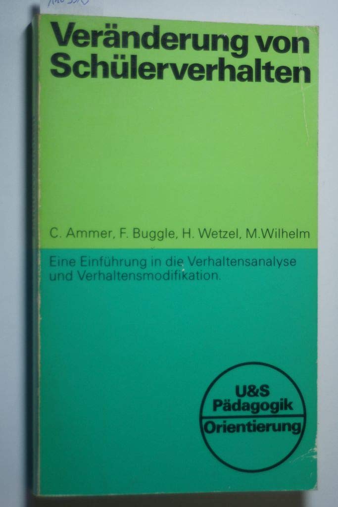 Veränderung von Schülerverhalten Psychology