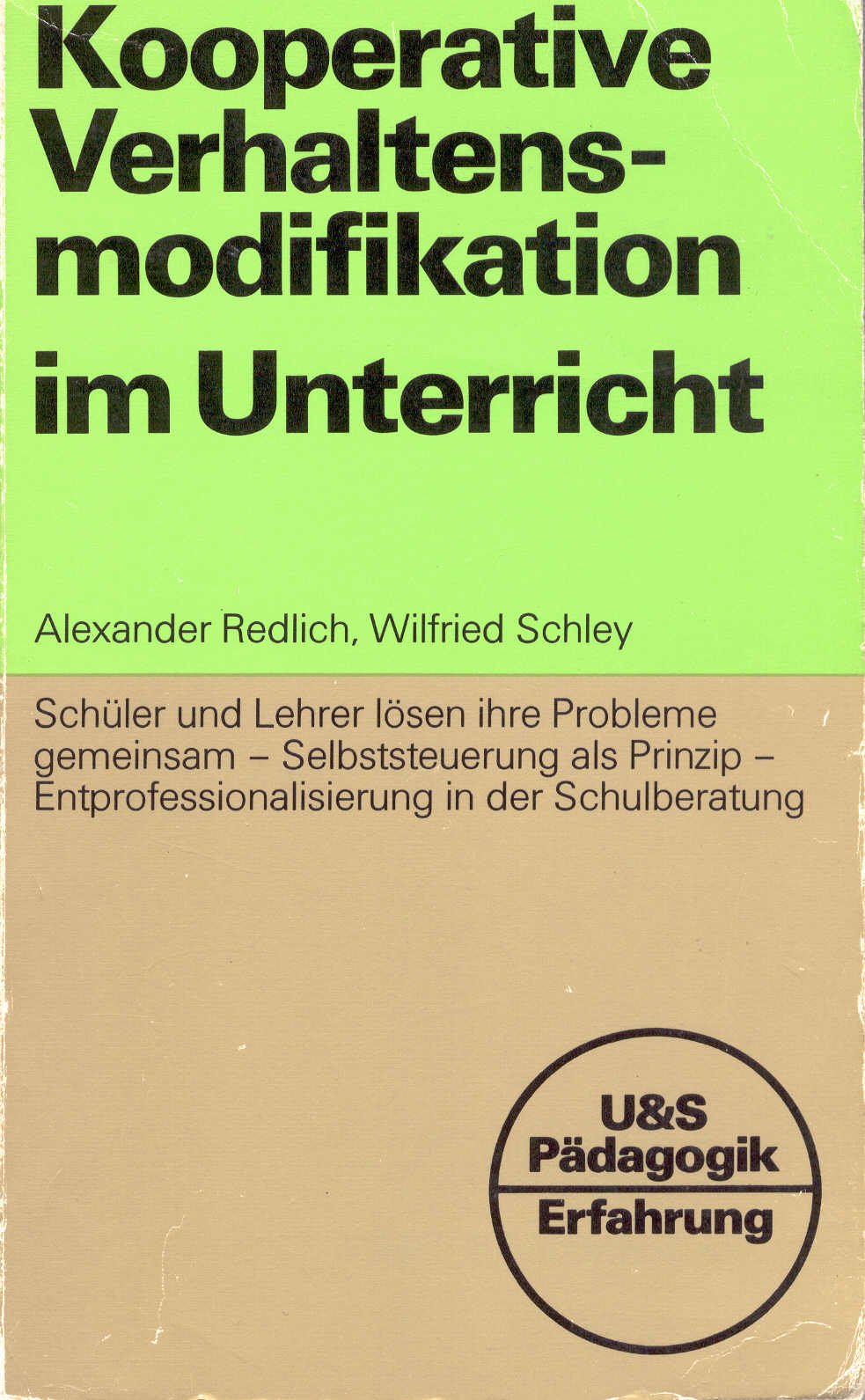 Kooperative Verhaltensmodifikation im Unterricht Books