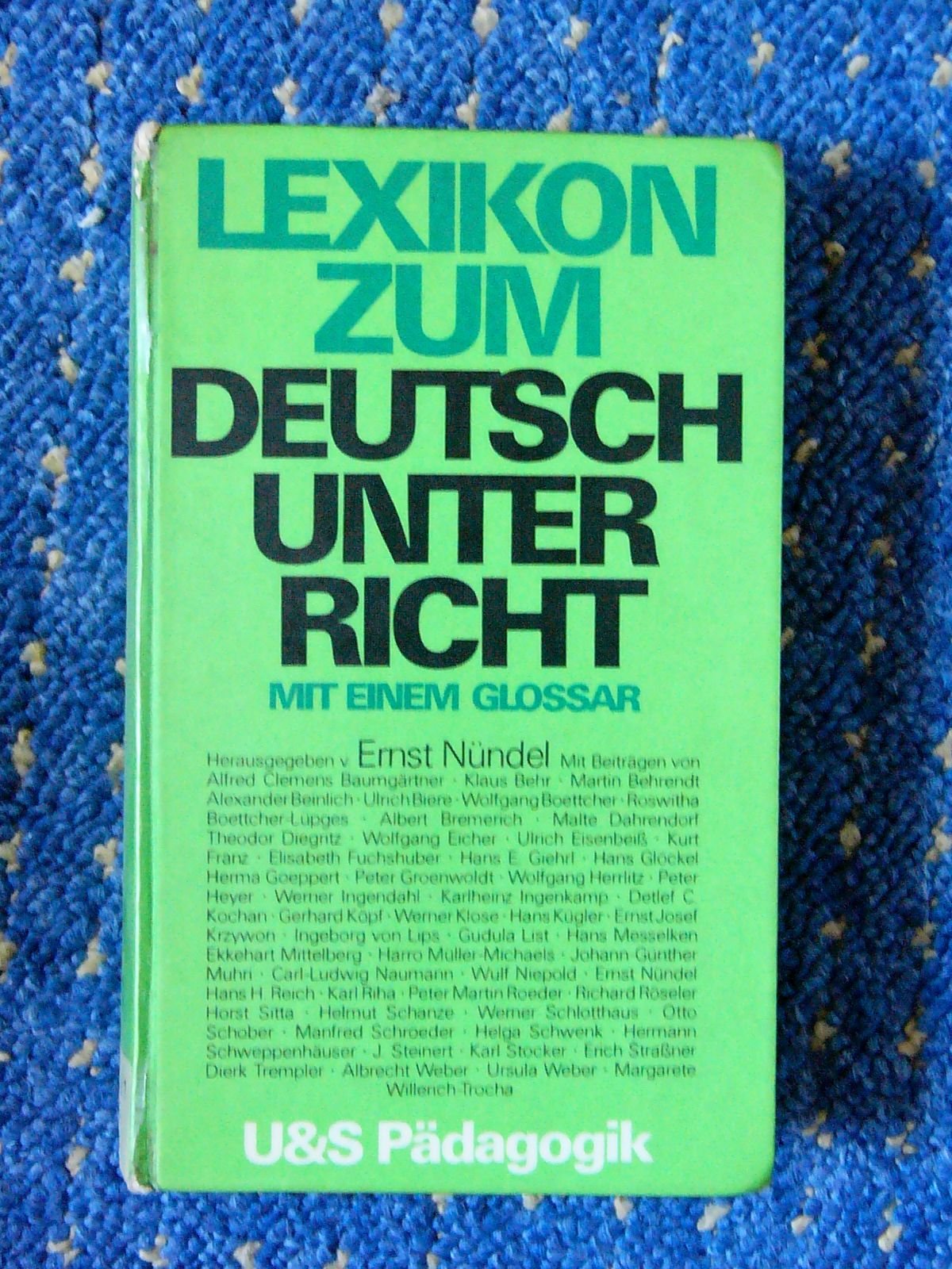 Lexikon zum Deutschunterricht. Mit einem Glossar. Books