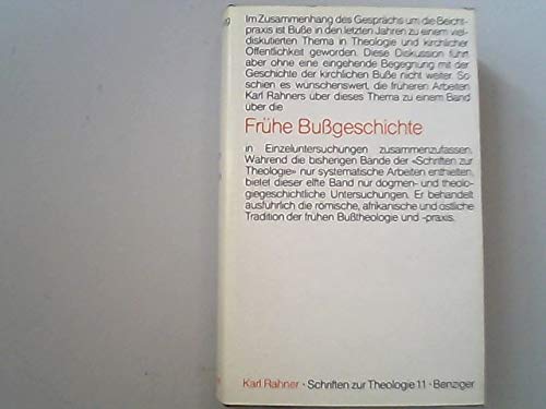Frühe Bußgeschichte. In Einzeluntersuchungen. (Bd. 11) Books