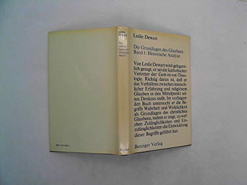 Die Grundlagen des Glaubens. Band 1: Historische Analyse. book